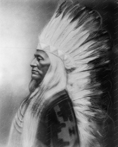 Washakie Chief of Shoshones 1900 8x10 Reprint Of Old Photo 1 - Photoseeum