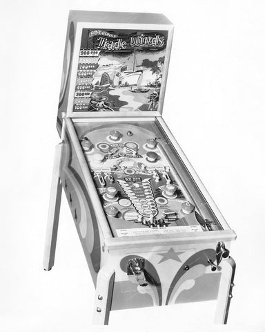 Genco Trade Winds Pinball Machine 1948 8x10 Reprint Of Old Photo - Photoseeum