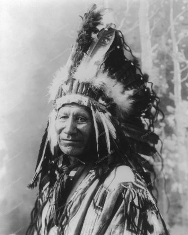 Oglala Sioux Chief 1900 Vintage 8x10 Reprint Of Old Photo - Photoseeum