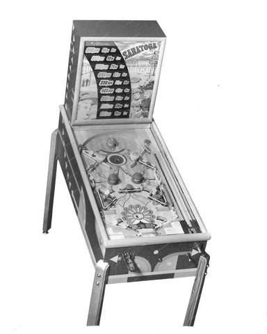 Williams Saratoga Pinball Machine 1948 8x10 Reprint Of Old Photo - Photoseeum