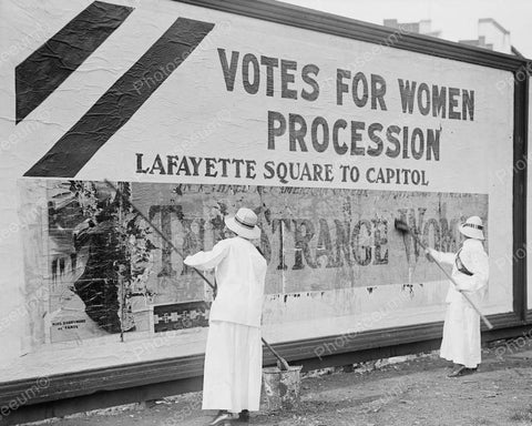 Votes For Women Procession 1914 8x10 Reprint Of Old Photo - Photoseeum