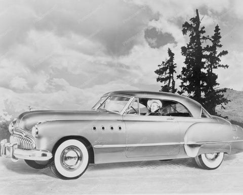 Buick Roadmaster Riviera 1949 Coupe Car 8x10 Reprint Of Old Photo - Photoseeum