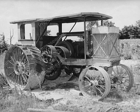 Antique Steam Tractor Oklahoma 1930s 8x10 Reprint Of Old Photo - Photoseeum
