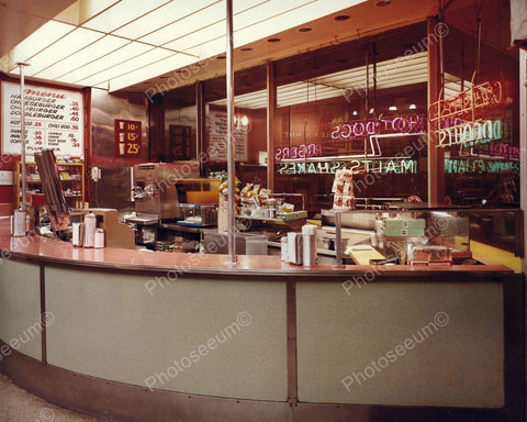 Arcade Snack Bar Vintage 1960's 8x10 Reprint Old Photo - Photoseeum