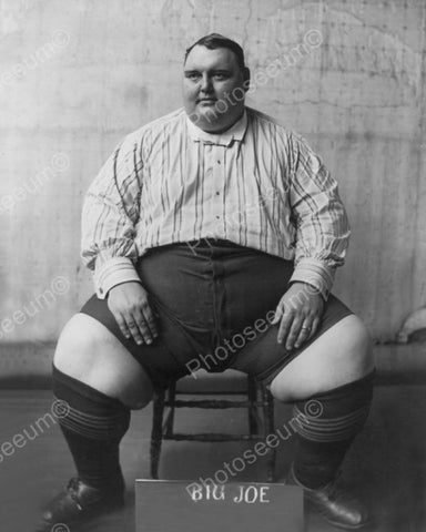 Big Joe "Biggest Man in the World" 1900s 8x10 Reprint Of Old Photo - Photoseeum
