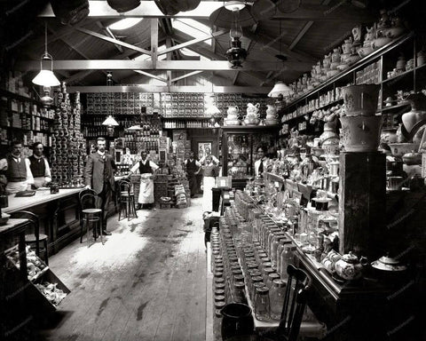 Grocery Store 1890 Vintage 8x10 Reprint Of Old Photo - Photoseeum