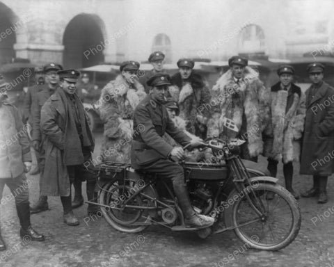 Ambulance Motorcycle Italy World War I 1916 Vintage 8x10 Reprint Of Old Photo - Photoseeum