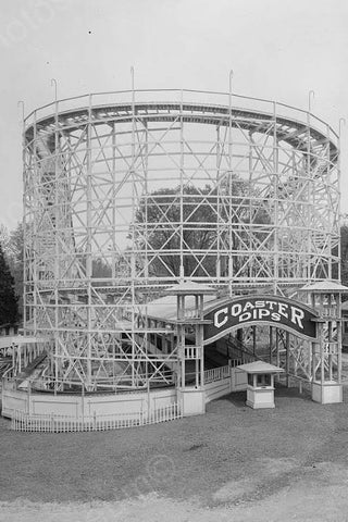 Glen Echo Dips Roller Coaster 1920s 4x6 Reprint Of Old Photo - Photoseeum