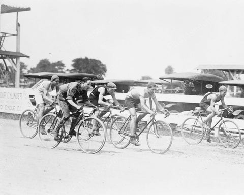 Bicycle Race Viintage 8x10 Reprint Of Old Photo - Photoseeum