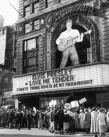 Elvis Presley Theater 1956 Vintage 8x10 Reprint Of Old Photo - Photoseeum