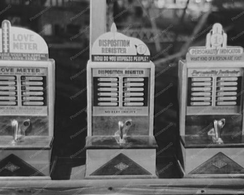 Antique 1900s Penny Arcade Machines 8x10 Reprint Of Old Photo - Photoseeum
