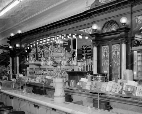 Ice Cream Parlor Scene Vintage 8x10 Reprint Of Old Photo - Photoseeum