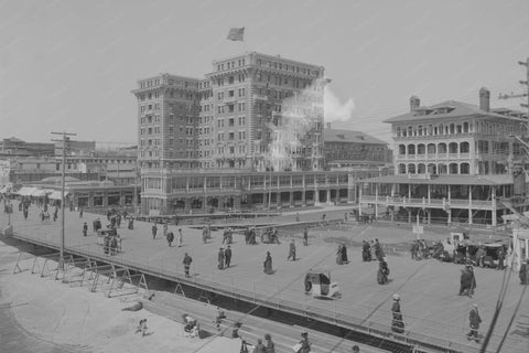 Atlantic City NJ Boardwalk Scene 1920s 4x6 Reprint Of Old Photo - Photoseeum