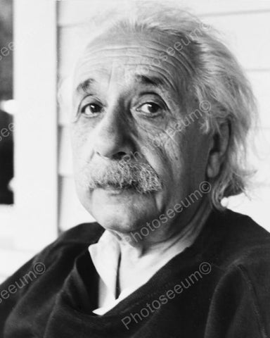 Albert Einstein Vintage Close Up 1900s 8x10 Reprint Of Old Photo - Photoseeum