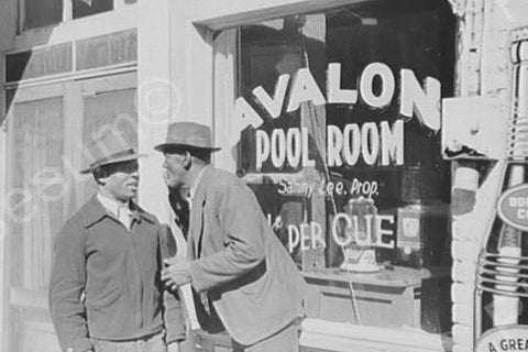 Avalon Pool Room in Mephis TN 1930s 4x6 Reprint Of Old Photo - Photoseeum