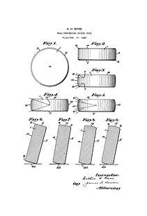 USA Patent for 1940s Hockey Puck by Arthur Ross Drawings - Photoseeum