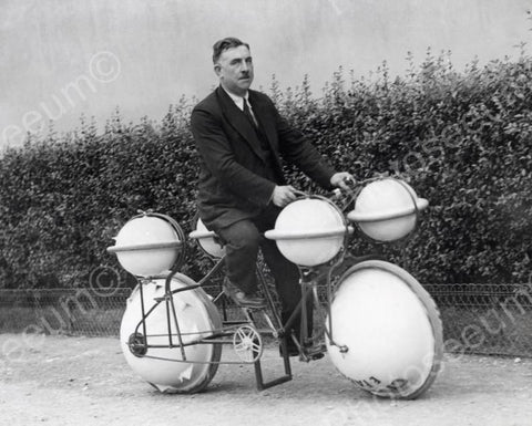 Amphibious Bicycle Vintage 8x10 Reprint Of Old Photo - Photoseeum