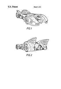 USA Patent Batman Batmobile 1990s Car Drawings - Photoseeum
