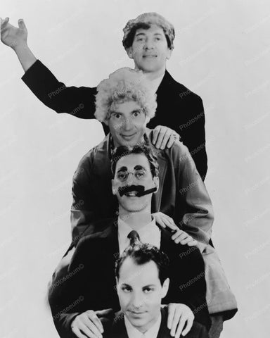 The Marx Brothers In Totem Pole  Pose! 1931 Vintage 8x10 Reprint Of Old Photo - Photoseeum