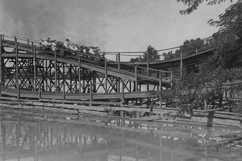 Ohio Scenic Roller Coaster Ride 4x6 Reprint Of 1900's Old Photo - Photoseeum