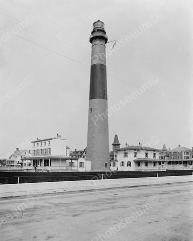 Absecon Light House Atlantic City 1900s Vintage 8x10 Reprint Of Old Photo - Photoseeum