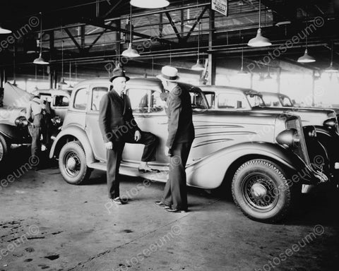 Sedan Automobile In Factory 1930s 8x10 Reprint Of Old Photo - Photoseeum
