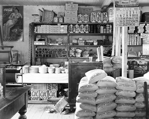 Vintage General Store July 1936 8x10 Reprint Of Old Photo - Photoseeum