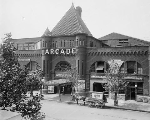Arcade Amusements Building Washington 8x10 Reprint Of Old Photo - Photoseeum
