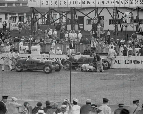 Automobile Races Indianapolis Indiana 1938  Vintage 8x10 Reprint Of Old Photo - Photoseeum