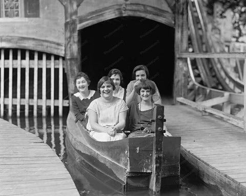 Glen Echo Amusement Park Love Tunnel 1920s Old Photo - Photoseeum