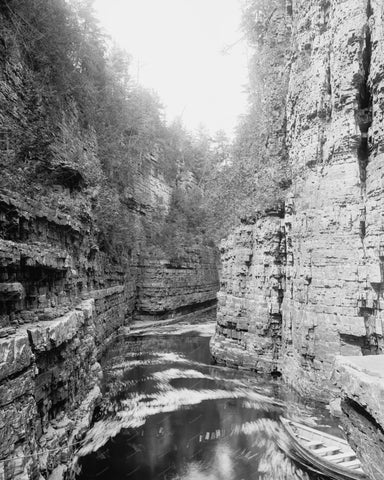 Ausable Chasm Gorge NY Vintage 8x10 Reprint Of Old Photo - Photoseeum