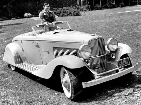 Clark Gable Duesenberg Automobile 1936 Vintage 8x10 Reprint Of Old Photo - Photoseeum