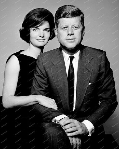 John & Jackie Kennedy Vintage 8x10 Reprint Of Old Photo - Photoseeum