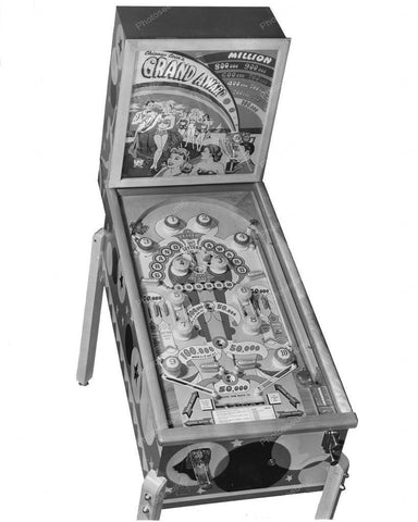 Chicago Coin Grand Award Pinball Machine 1949 8x10 Reprint Of Old Photo - Photoseeum