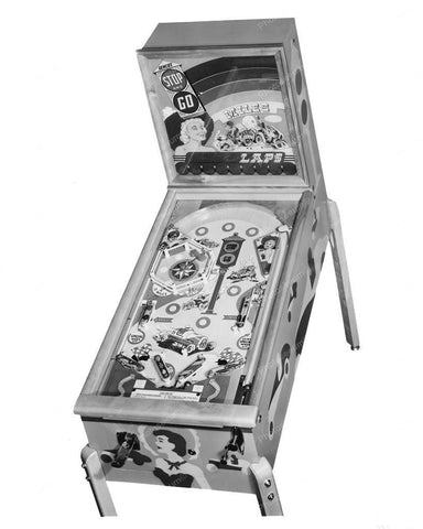 Genco Stop And Go Pinball Machine 1951 8x10 Reprint Of Old Photo - Photoseeum