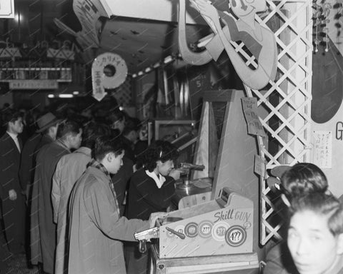 Japanese Arcade Skill Gun 8x10 Reprint Of Old Photo - Photoseeum
