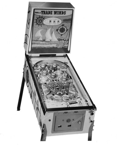 Williams Trade Winds Pinball Machine 1962 8x10 Reprint Of Old Photo - Photoseeum