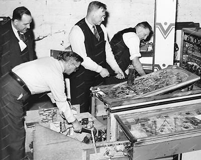 Keeney Pinball Machine Winning Ticket Payout 1938 8x10 Reprint Of Old Photo - Photoseeum
