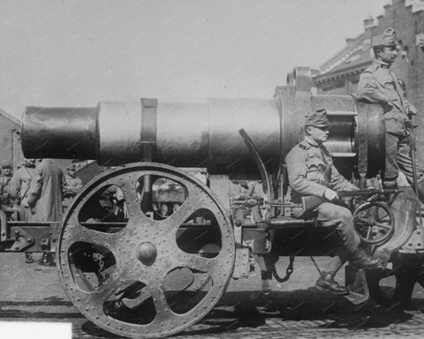 Skoda 305mm Model 1911 Howitzer Gun 1914 Vintage 8x10 Reprint Of Old Photo - Photoseeum