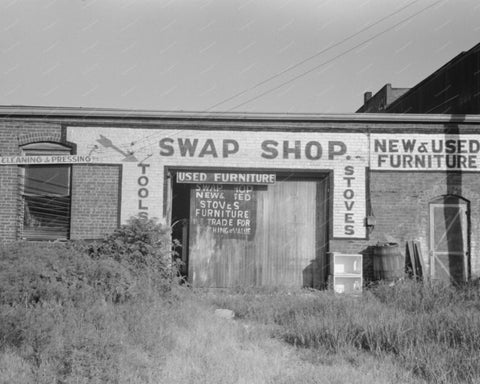 Swap Shop Abandoned 1939 Vintage 8x10 Reprint Of Old Photo - Photoseeum
