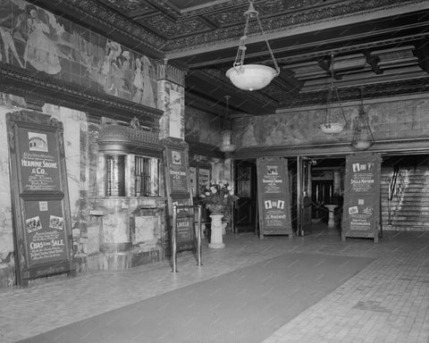 Theatre Lobby Vintage 8x10 Reprint Of Old Photo - Photoseeum
