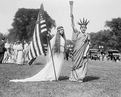 Liberty Dance Costumes 8x10 Reprint Of Old Photo - Photoseeum
