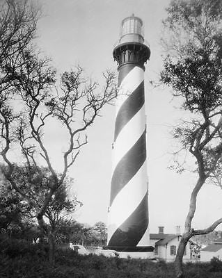 Lighthouse Florida 1937 8x10 Reprint Of Old Photo - Photoseeum
