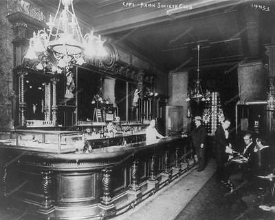 Private Bar Saloon 1915 8x10 Reprint Of Old Photo - Photoseeum