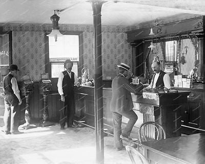 Saloon With 2 Standup Cast Iron Slot Machines 1890s 8x10 Reprint Of Old Photo - Photoseeum