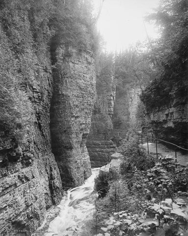 Ausable Chasm NY Vintage 8x10 Reprint Of Old Photo - Photoseeum