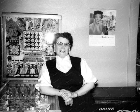 Bally Bingo Big Time Pinball Machine 1954 8x10 Reprint Of Old Photo - Photoseeum