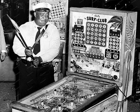Bally Surf Club Bingo Pinball Machine 1954 8x10 Reprint Of Old Photo - Photoseeum