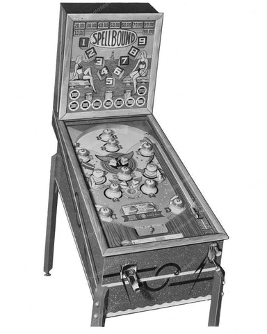 Chicago Coin Spellbound Pinball Machine 1946 8x10 Reprint Of Old Photo - Photoseeum