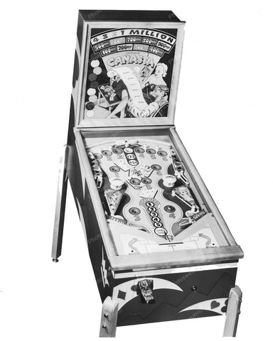 Genco Canasta Pinball Machine 1950 8x10 Reprint Of Old Photo - Photoseeum
